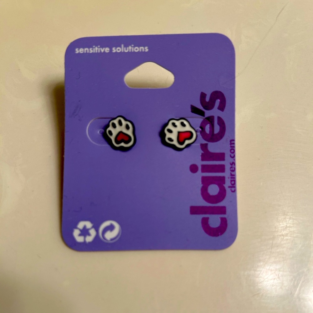 Claire’s earrings, new, never worn
